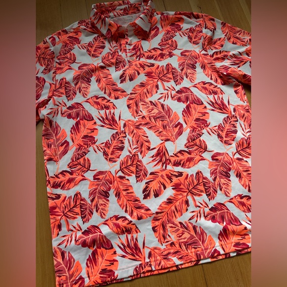 Under Armour The Playoff Polo Golf Shirt Floral Men’s Large AOP - Picture 3 of 7